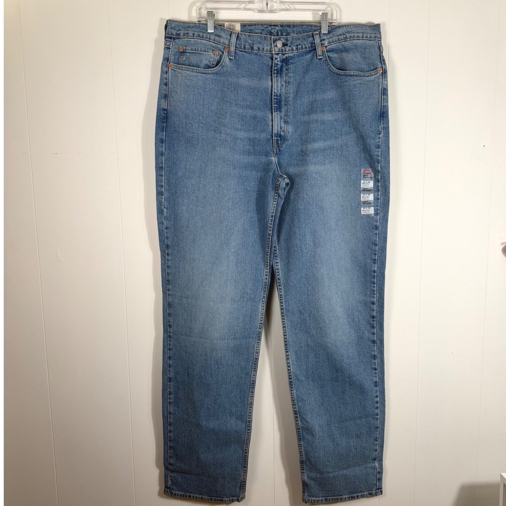 Levis 550 Relaxed Fit Jeans Mens 42x38 Big & Tall Medium Wash Stretch Denim New